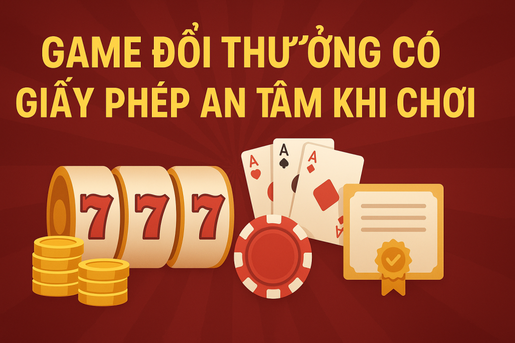 Game Đổi Thưởng Có Giấy Phép – An Tâm Khi Chơi