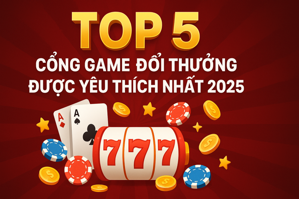 Top 5 Cổng Game Đổi Thưởng Được Yêu Thích Nhất 2025